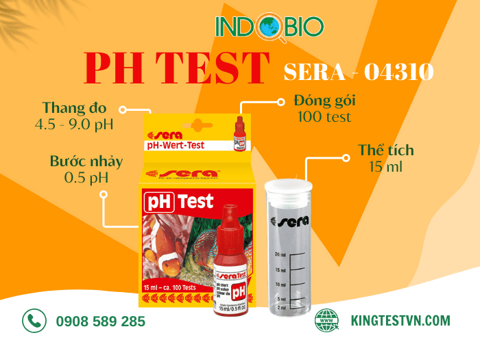 Thông số bộ test ph sera 04310
